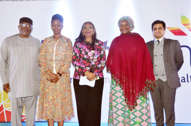 From left: Mr. Soji Apampa, CEO, Convention & Business Integrity; Mrs. Bamidele Abiodun, First Lady of Ogun State; Ibukun Awosika, Chairman FirstBank; Dr. Zainab Shinkafi A. Bagudu, First Lady of Kebbi State; Prof. Mefta Kandarp, Senior Lecturer, IESE, Business School Barcelona at the FirstGem third year anniversary conference held in Lagos last year.