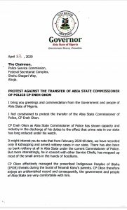 Ikpeazu letter 