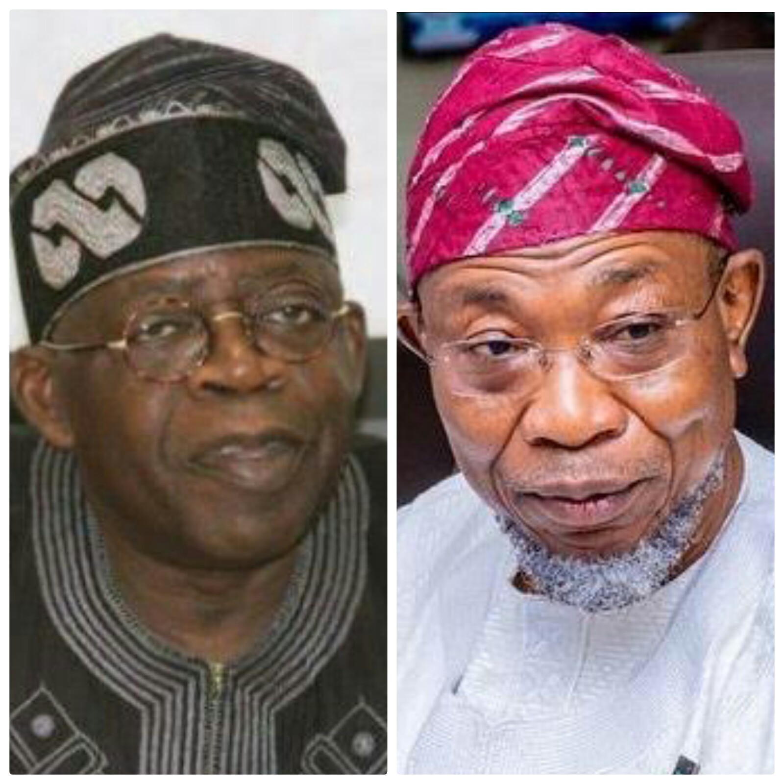 Bola Tinubu and Rauf Aregbesola