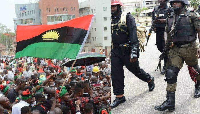 IPOB clash with police