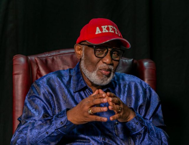 It's an expensive joke - Akeredolu on Lawan’s announcement as APC consensus candidate