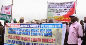 Ex-soldiers protest is Abuja