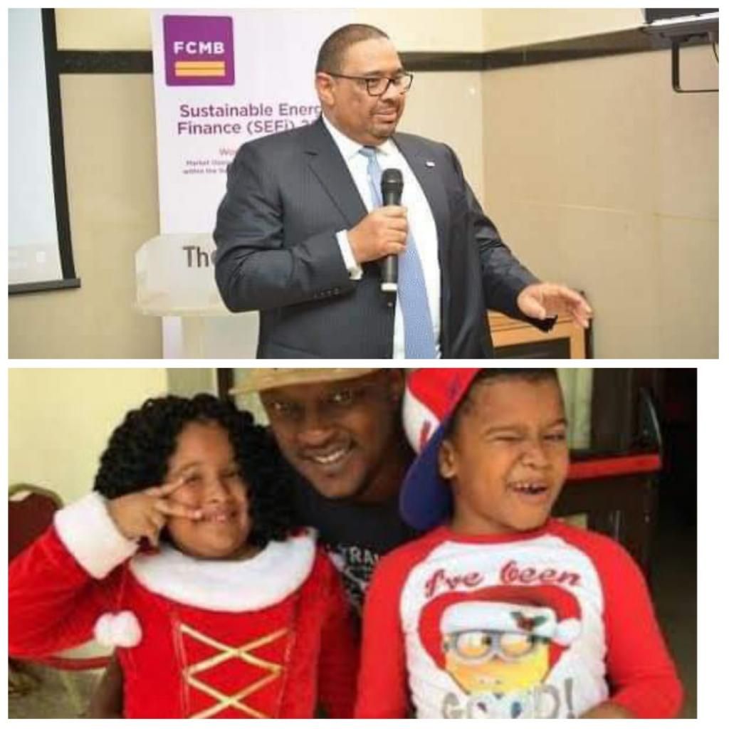 Adam Nuru, FCMB MD; Tunde Thomas & children