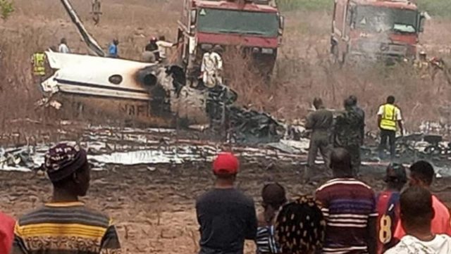 Air Force plane crashes in Abuja