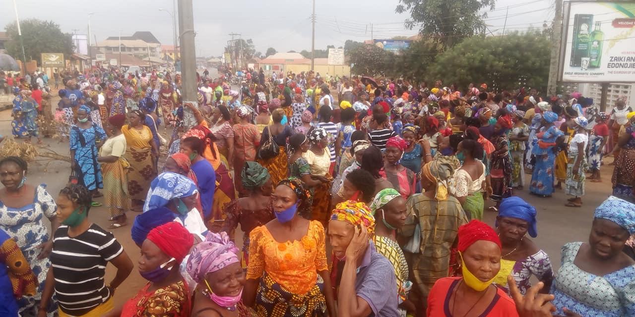 Women protest over destruction of farmlands by herders in Rivers