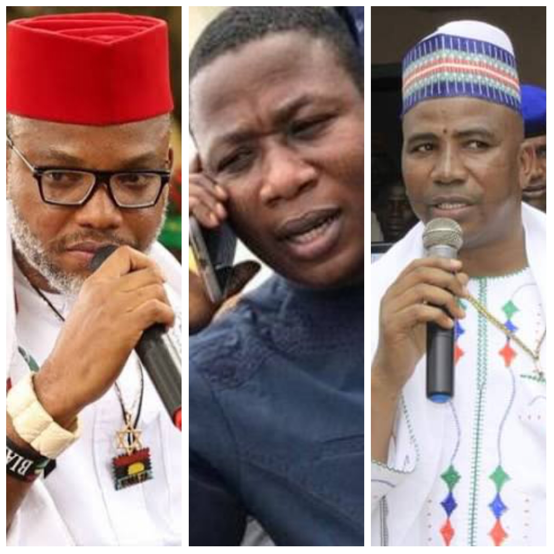 Nnamdi Kanu, Sunday Igboho, Abdullahi Bello Bodejo