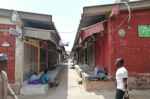 Wuse market, Abuja, shut down