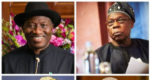Goodluck Jonathan, Olusegun Obasanjo, Ellen Johnson Sirleaf, Amos Sawyer