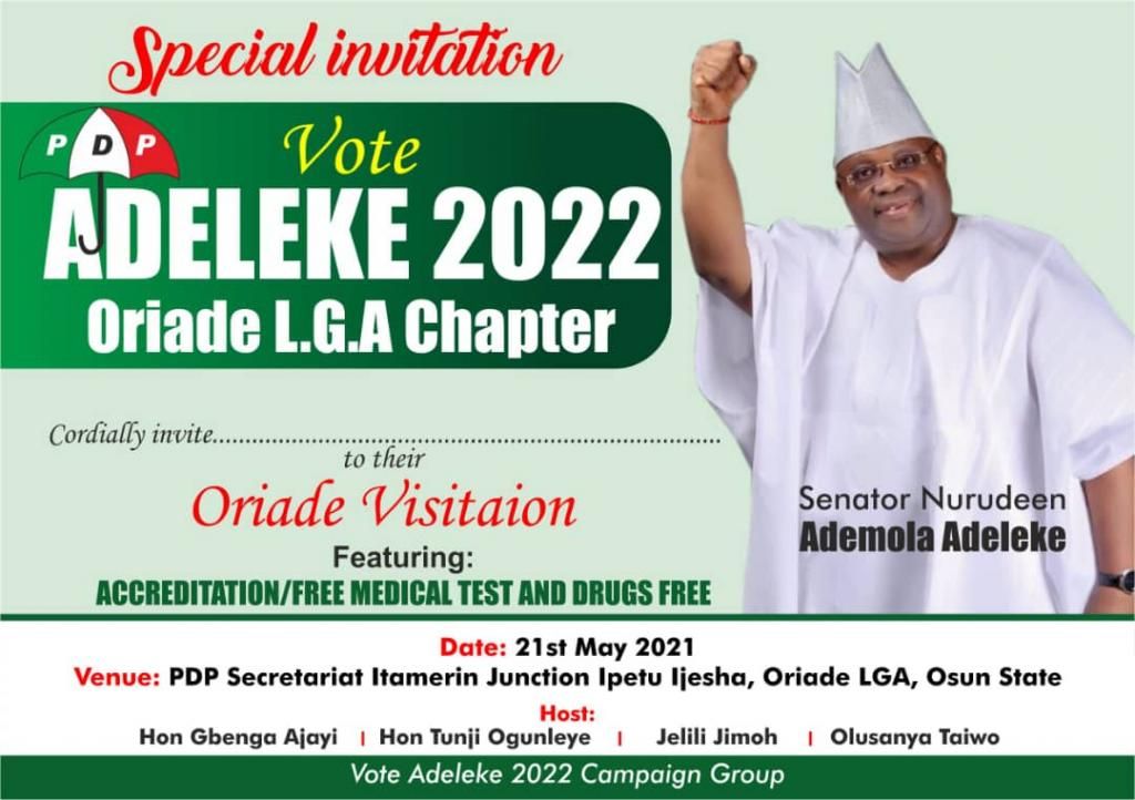 Vote Adeleke 2022