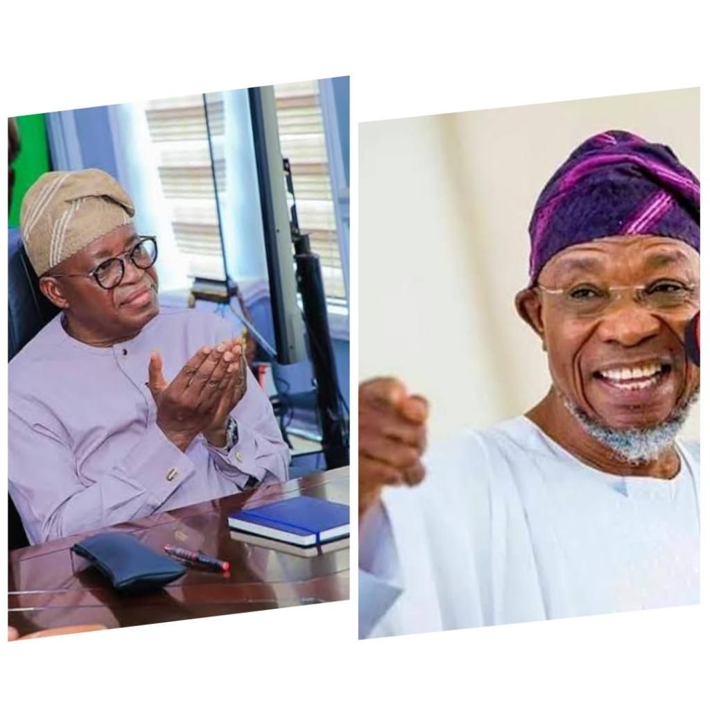 Gboyega Oyetola and Rauf Aregbesola