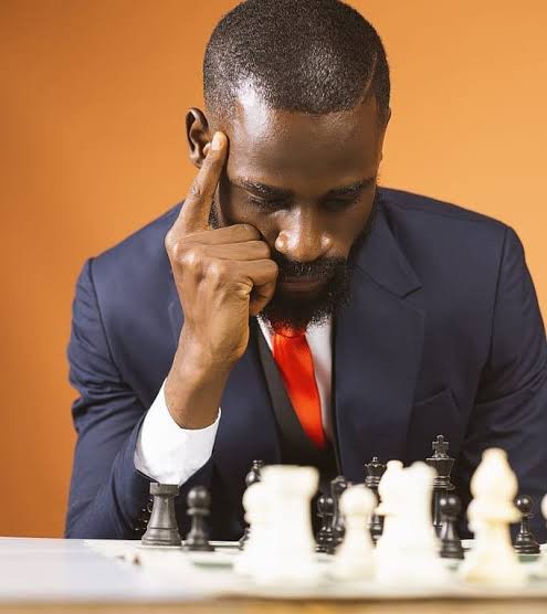 Chess player, Tunde Onakoya