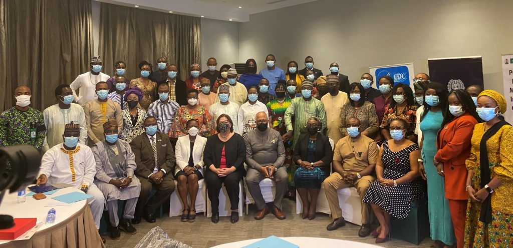 A cross section of participants following the completion of the Public Health Emergency Management Professional Certificate Program in Lagos on Friday