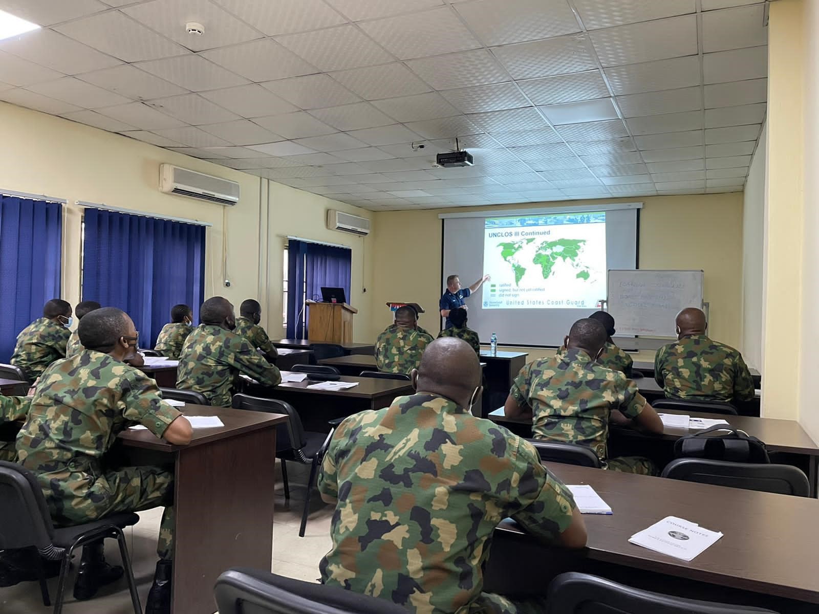 U.S. Coast Guard begins training with Nigerian Navy on maritime law enforcement capabilities