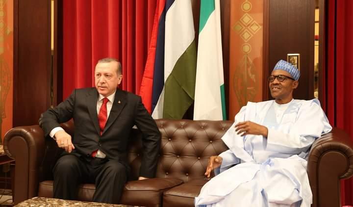 President Recep Erdogan and President Muhammadu Buhari
