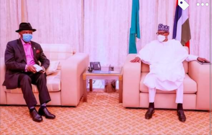 Anambra governor, Willie Obiano and President Muhammadu Buhari