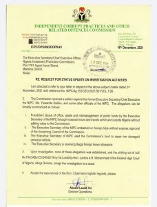 ICPC clears ex-NIPC boss, Yewande Sadiku