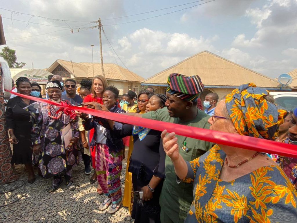 Ribbon-cutting ceremony for the opening of the Waste Museum Ibadan