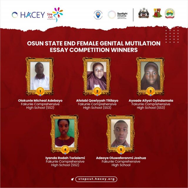 Hacey Health Initiative educates students on FGM in Osun