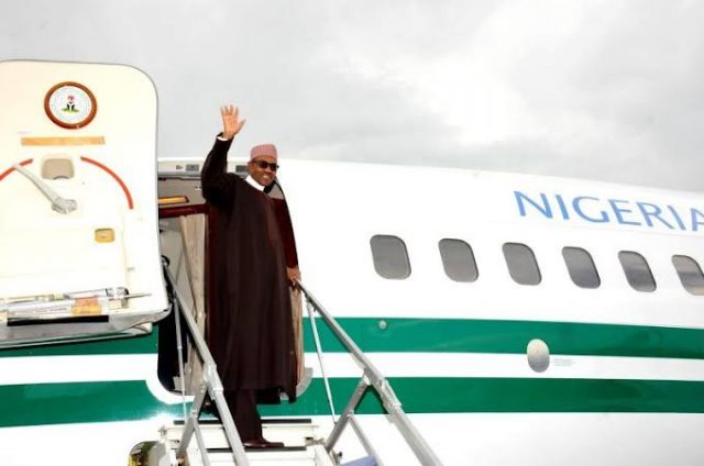 President Buhari departs Nigeria for medicals in London