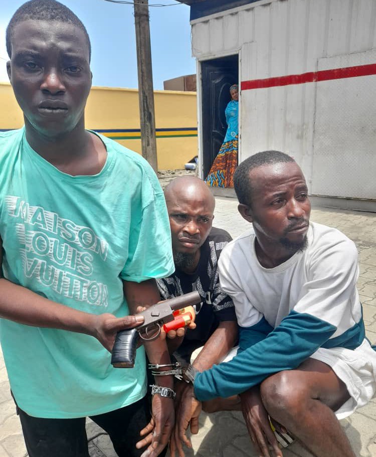 Police suspected armed robbers on Lekki-Ajah expressway