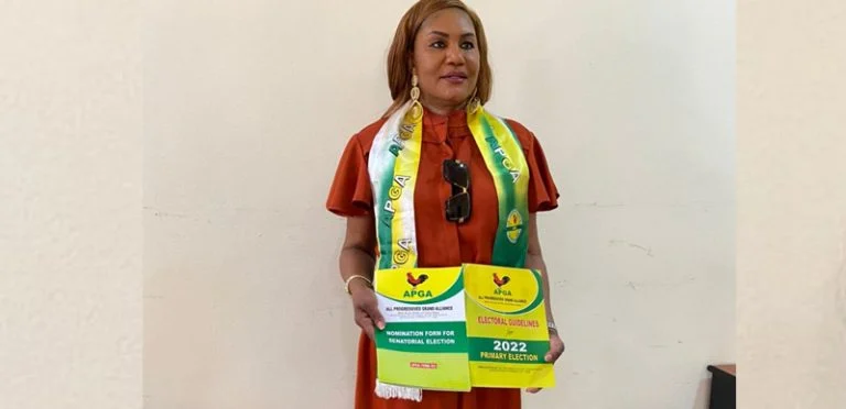 2023: Obiano’s wife buys APGA nomination form for Senate