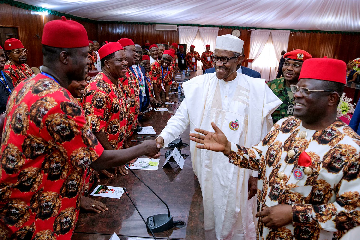 Buhari meets Ohanaeze, other Igbo leaders Ebonyi