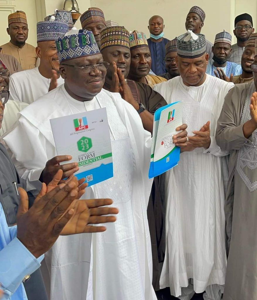 2023: Ahmad Lawan, Timpre Sylva, Ben Ayade pick N100m APC presidential forms