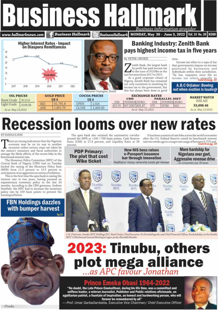 Digital edition of Business Hallmark Newspaper