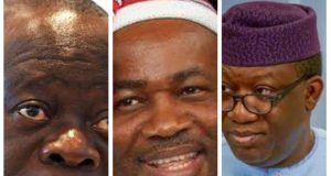 2023: Fayemi, Akpabio, Oshiomhole join presidential race, to officially declare today