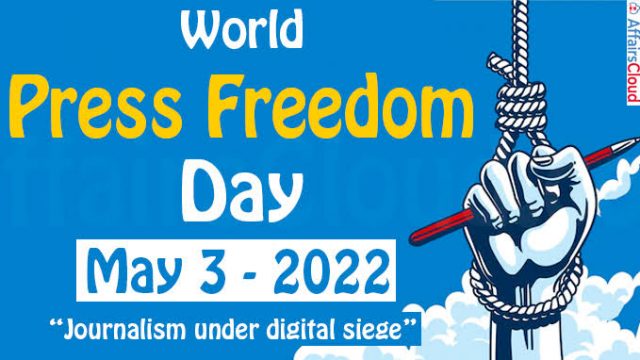 2022 World Press Freedom Day: Panel recommends training session for political office-holders on role of journalists in democracy