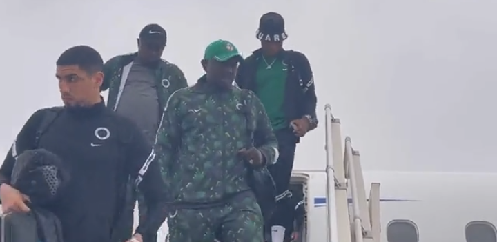 Super Eagles arrive Morocco for Nations Cup qualifier against Sao Tome