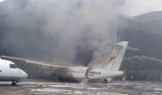 Tragedy averted as crew successfully lands Overland aircraft after engine caught fire midair