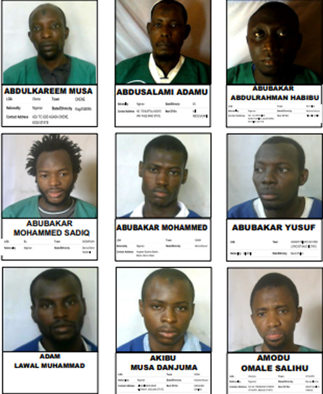 PHOTOS: FG discloses identities of terrorists who escaped from Kuje prison