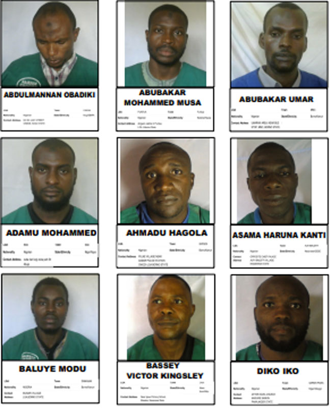 PHOTOS: FG discloses identities of terrorists who escaped from Kuje prison