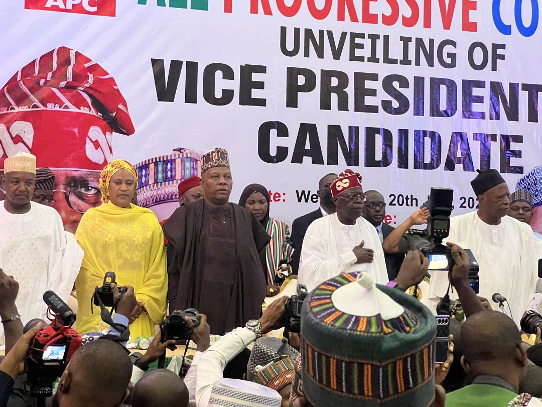 APC unveils Shettima as Tinubu’s running mate