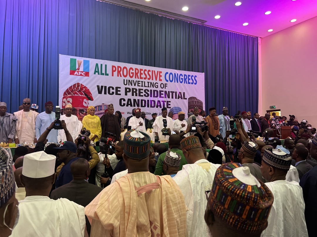 APC unveils Shettima as Tinubu’s running mate