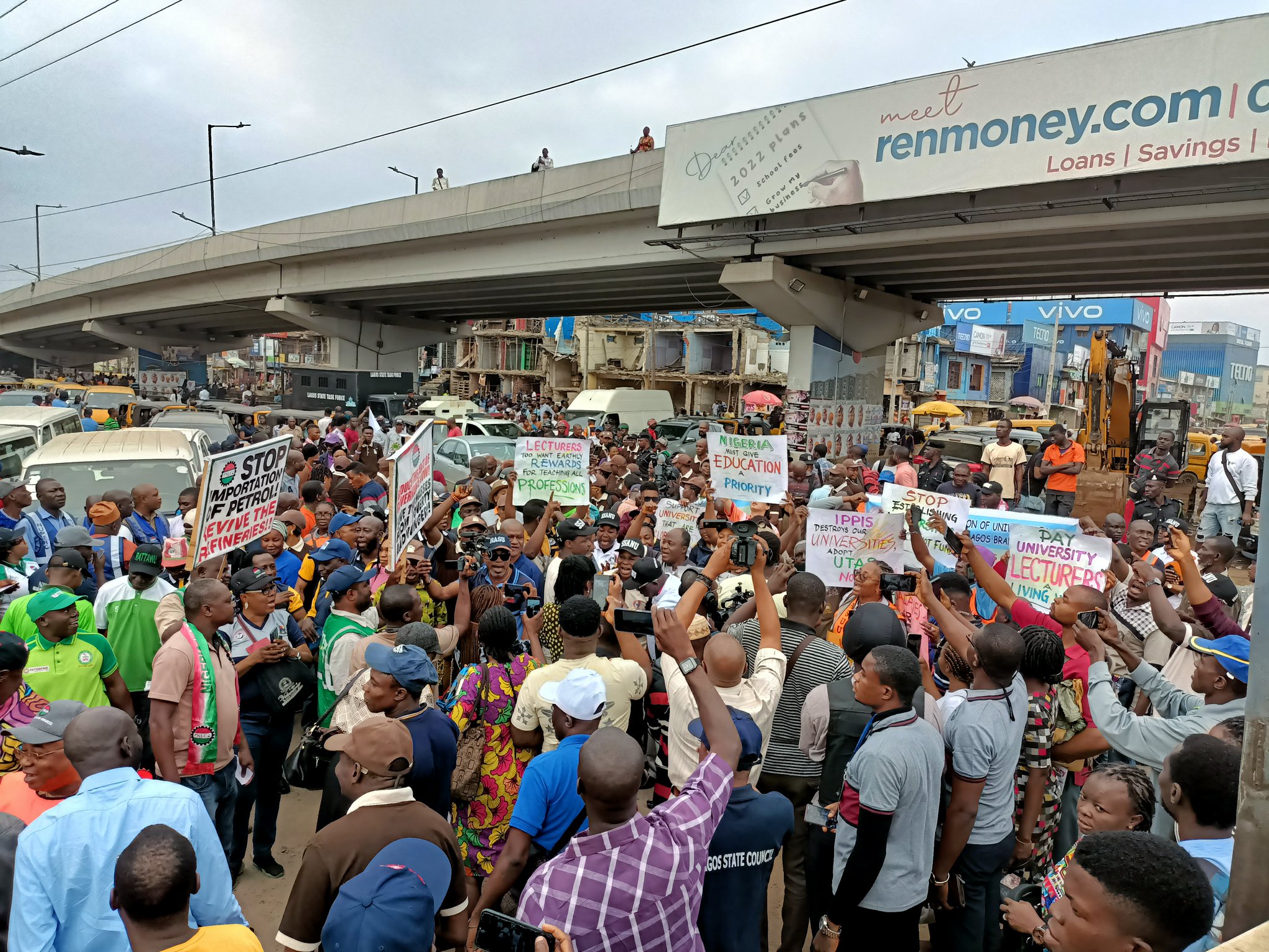 NLC holds protest nationwide, vows to reenact Sri Lankan experience in Nigeria if...