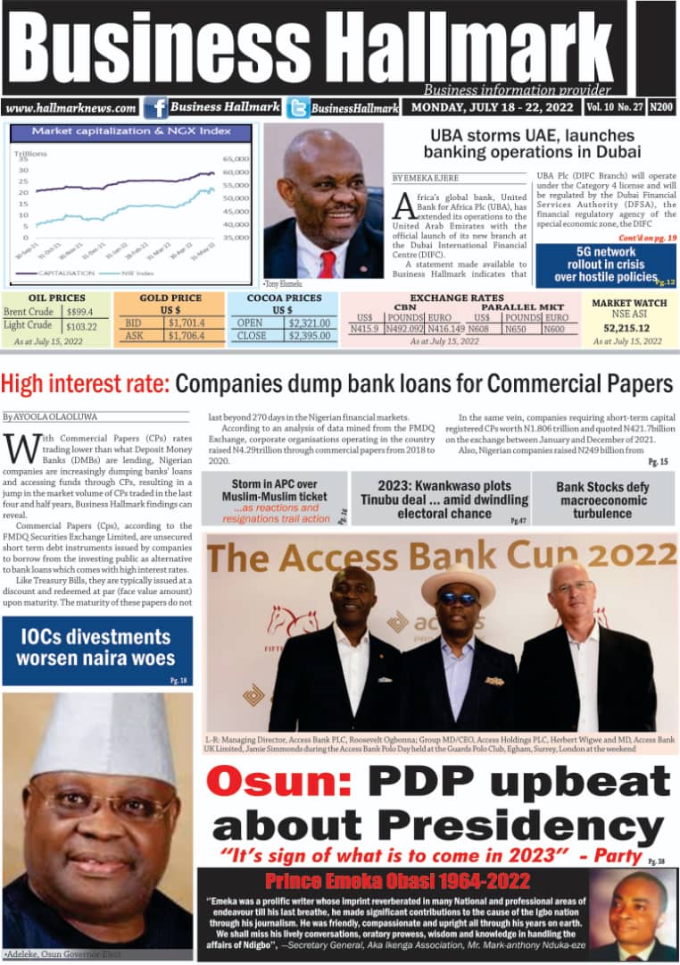 Stories in today's edition of Business Hallmark