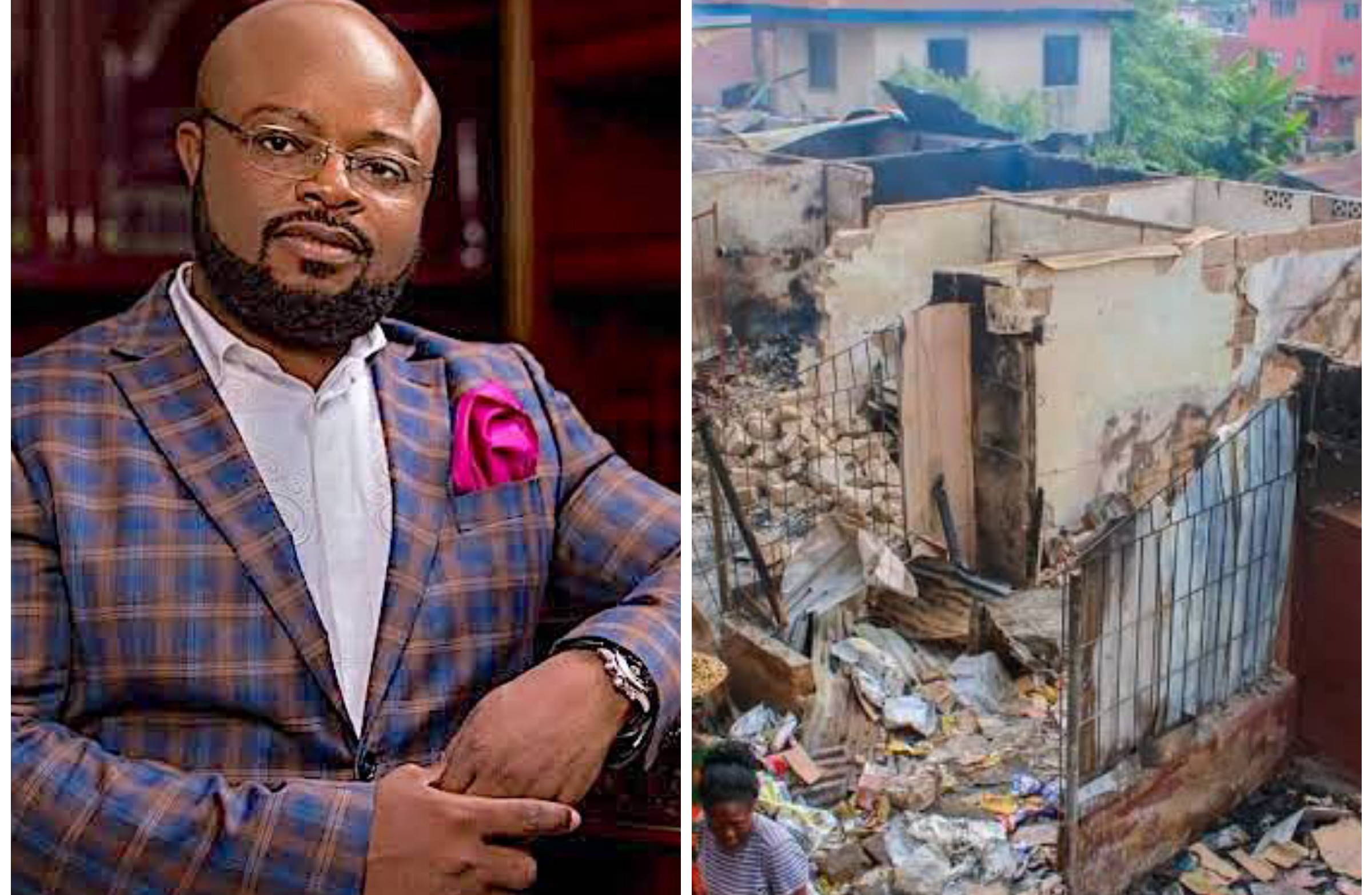 Dr. Odii, Ebonyi PDP guber candidate commiserates with Afikpo over fire incident