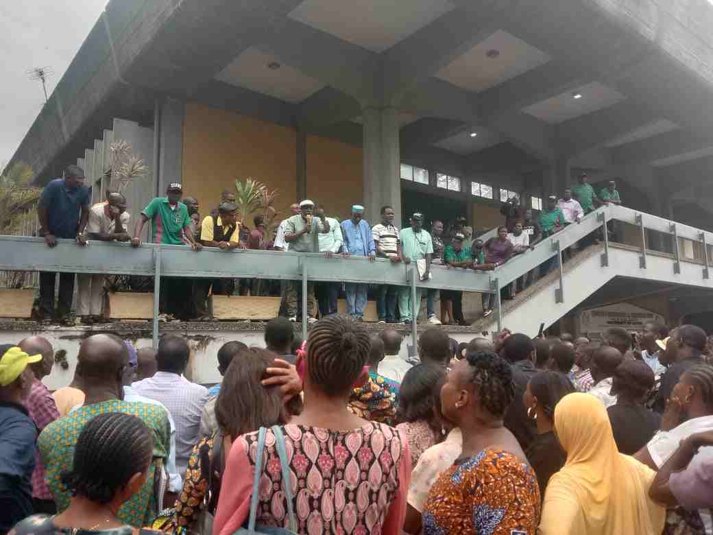 UNILAG, SSANU, NASU protest strike suspension [PHOTOS]