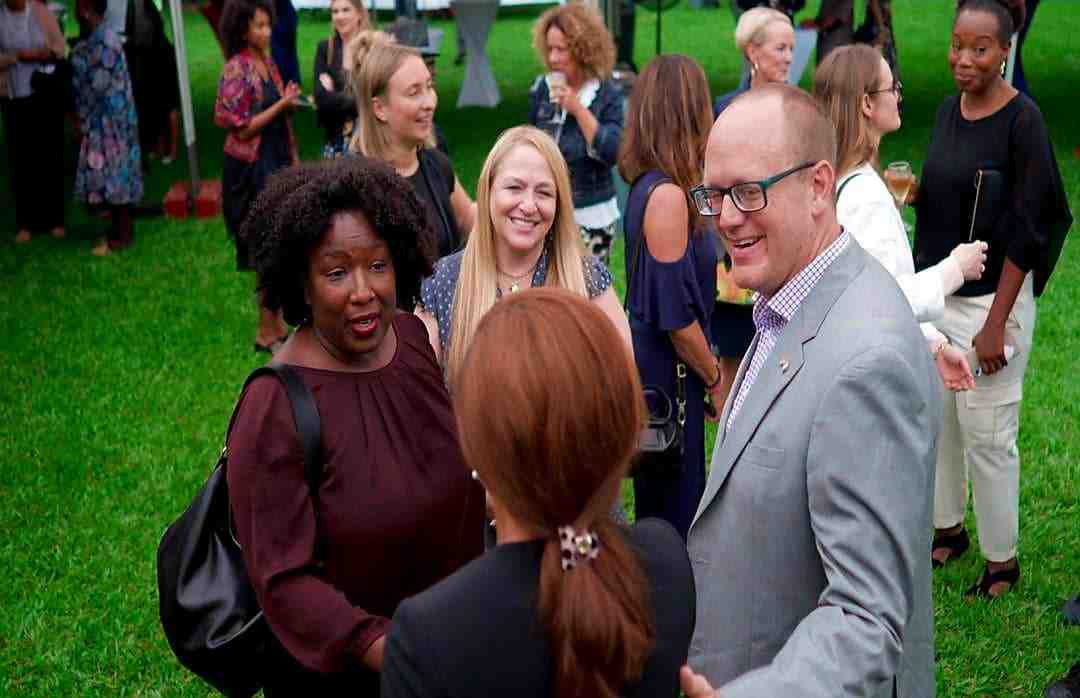 Will Stevens, U.S. Consul General hosts African Creative Market reception
