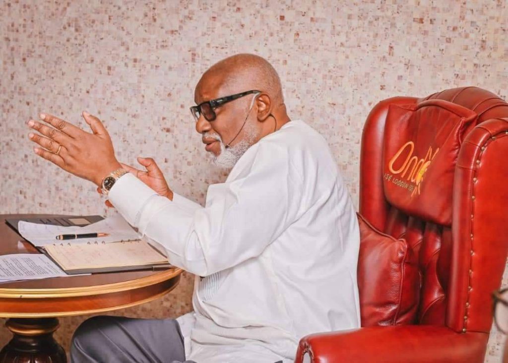 Gov Otti condoles family, Ondo govt on Akeredolu's death
