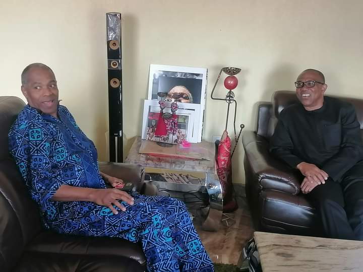 PHOTOS/VIDEO: Peter Obi visits Femi Kuti