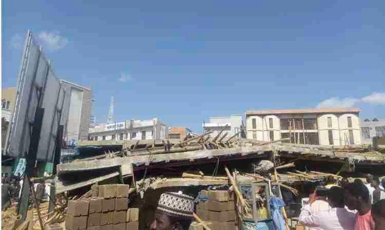 Many trapped as building collapses in Kano market