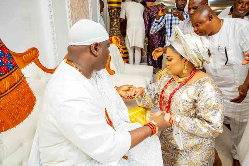 Ooni of Ife marries another wife, Mariam Anako