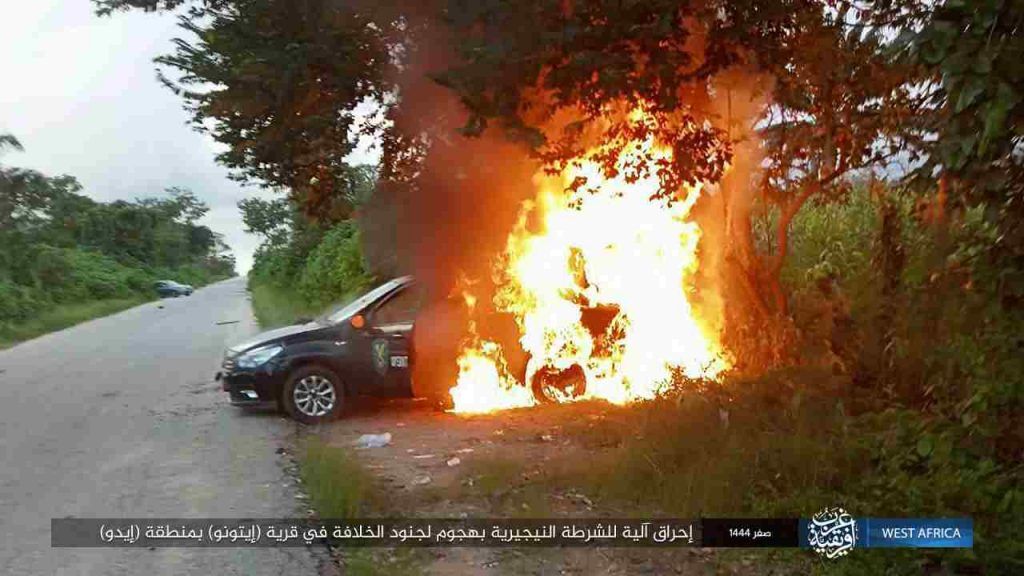ISWAP claims responsibility for attack on police vehicle in Ondo