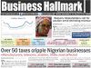 Stories in today's edition of Business Hallmark 