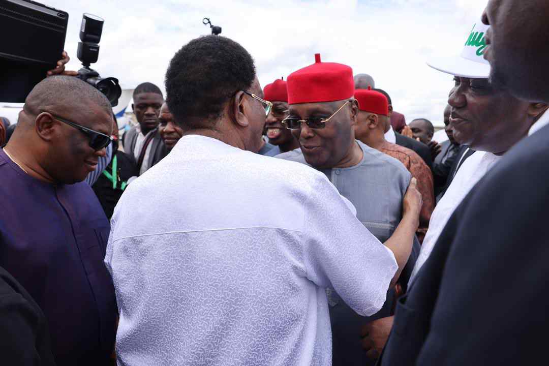 2023: Atiku storms Enugu for a meeting with Southeast PDP stakeholders