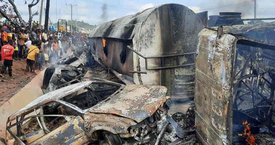 Death toll from Niger tanker explosion hits 86