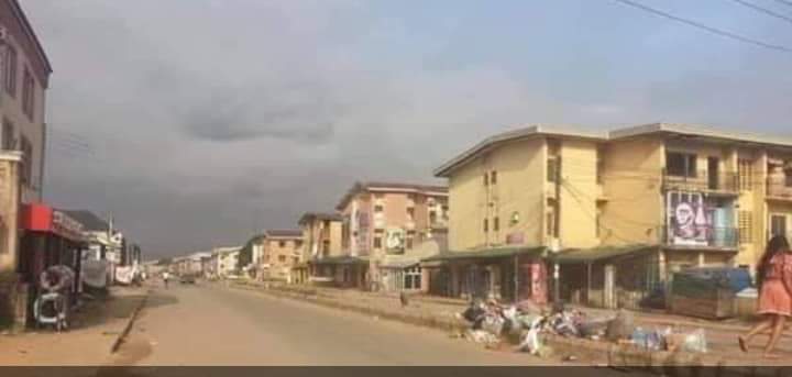 Roads deserted as Buhari lands in Imo